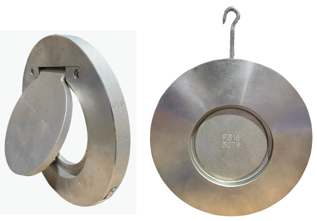 Stainless Steel Wafer Swing check Short type WS400S