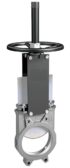 Knife gate valve